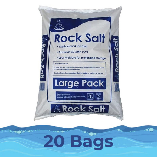 20 x 25KG Bag - De-icing Rock Salt