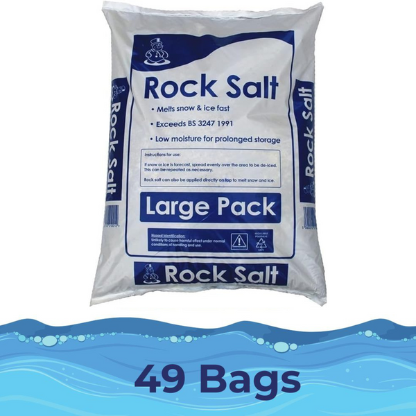 49 x 25KG Bag - De-icing Rock Salt