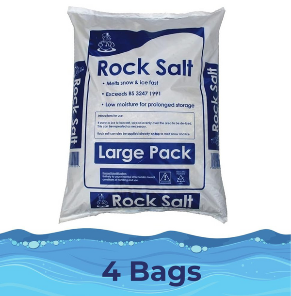 4 x 25KG Bag - De-icing Rock Salt