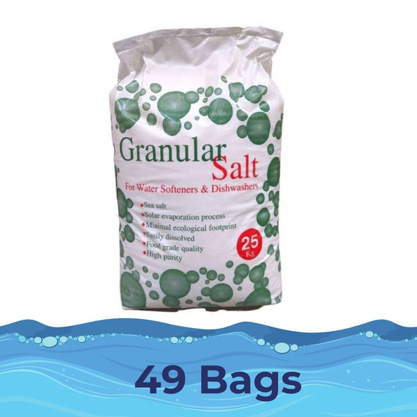 49 x 25KG Bag - Granular Purity Water Softener Salt