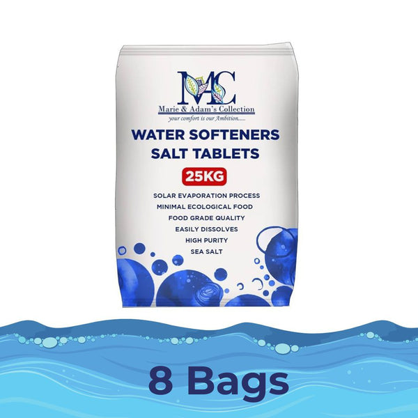 8 x 25KG Bag - MAC Purity Water Softener Salt Tablets